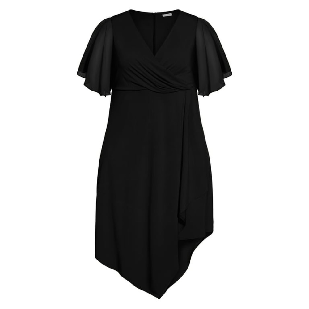 NWT Avenue Women’s Plus Size Black Dress 26/28 4X - Picture 3 of 9